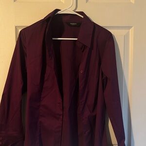 Express Women's Deep Purple Shirt
